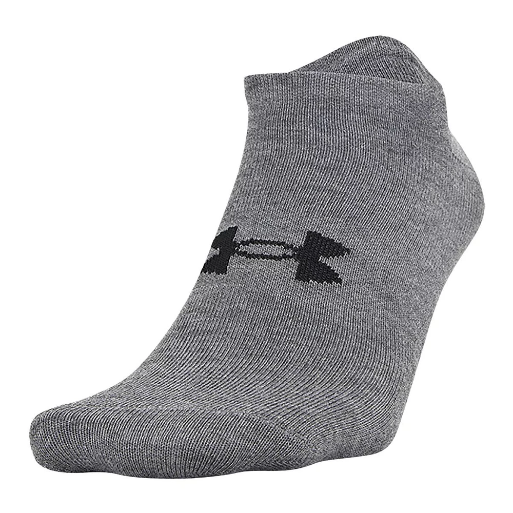 Under Armour Men's Essential Athletic No-Show Socks, Lightweight