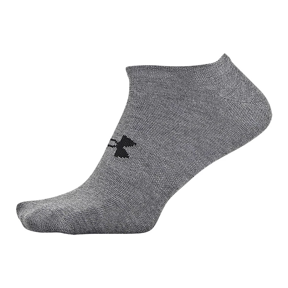 Under Armour Men's Essential Athletic No-Show Socks, Lightweight