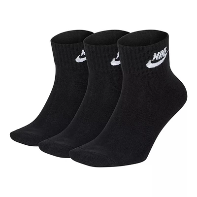 Nike Sportswear Men's Everyday Futura Ankle Socks 3 Pack