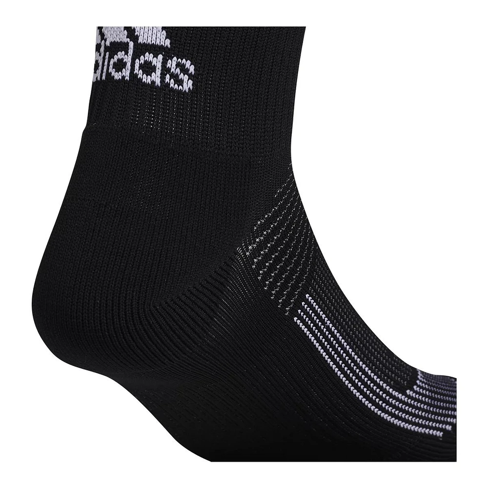 adidas Men's UB21 Superlite Quarter Socks, Breathable, 2-Pack