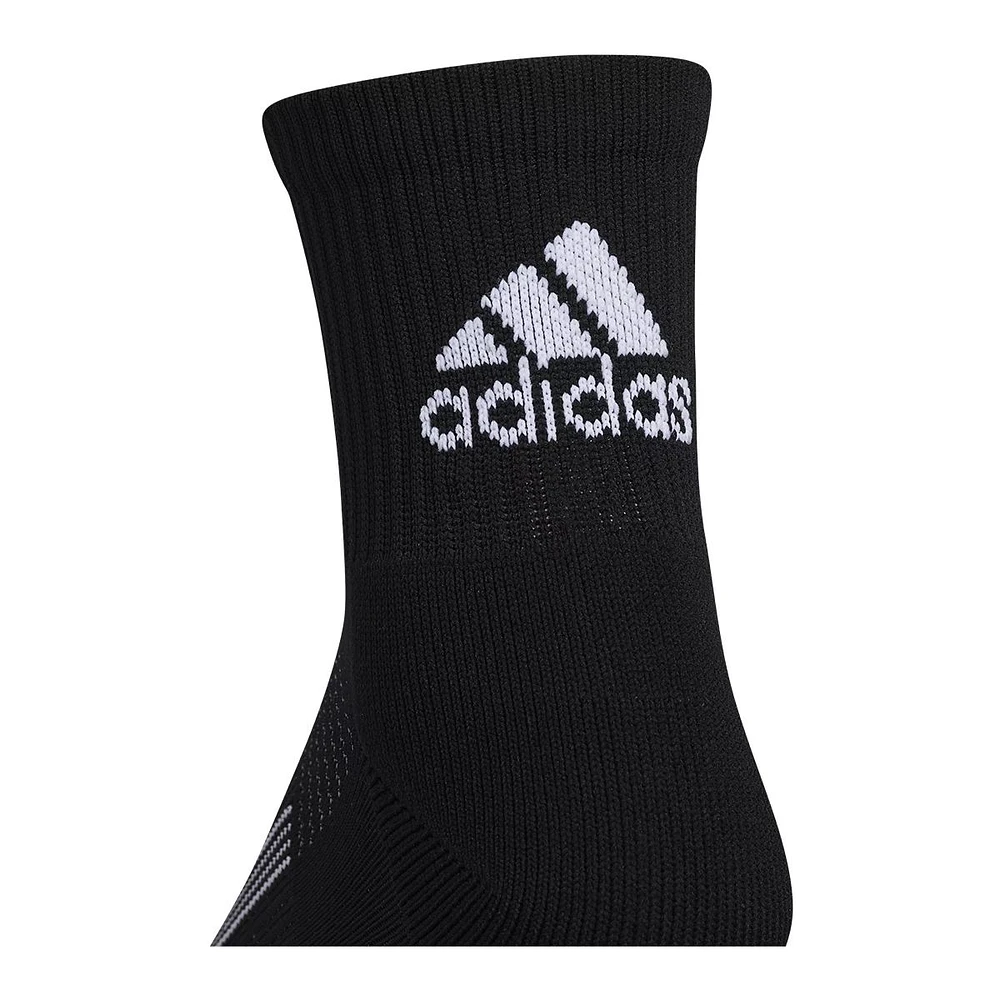 adidas Men's UB21 Superlite Quarter Socks, Breathable, 2-Pack