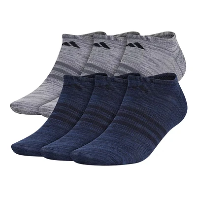 adidas Men's Superlite II No-Show Socks 6pk