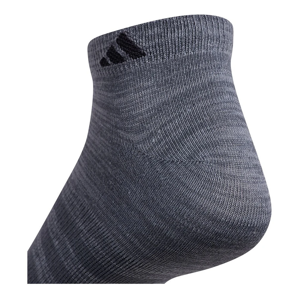 adidas Men's Superlite II Low Socks, Moisture-Wicking, 6-Pack