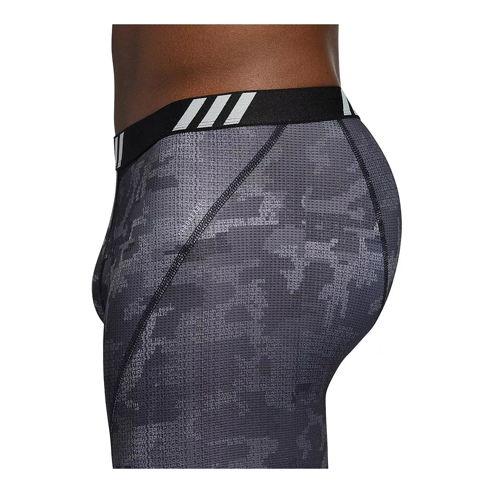 adidas Sport Performance Graphic Men's Boxer Brief, Underwear, Moisture-Wicking, Slim Fit