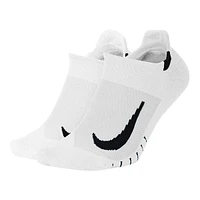 Nike Men's Run Multiplier Moisture-Wicking No-Show Socks - 2 Pack