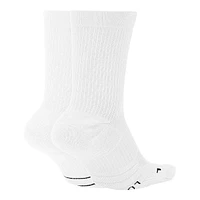 Nike Men's Run Multiplier Moisture-Wicking Crew Socks - 2 Pack