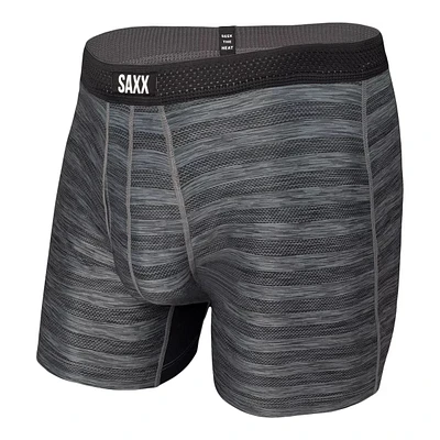 SAXX Men's Droptemp Hotshot Stripe Quick-Dry Boxer Brief