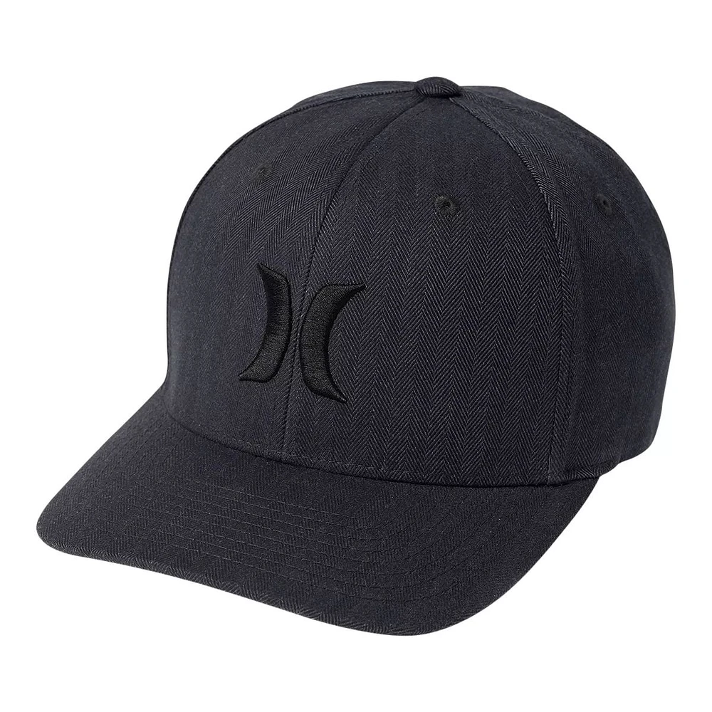 Hurley Men's Black Textures Herringbone Cap