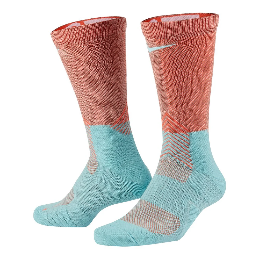 Nike Men's Elite Alphacut Wildcard Crew Socks, Moisture-Wicking