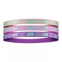 Nike Girls' Headband 2.0 Metallic - 3 Pack