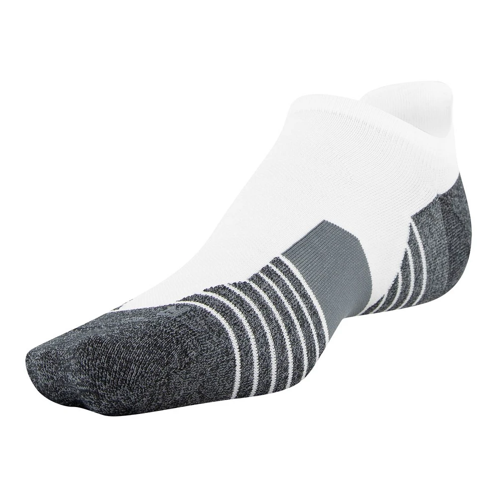 Under Armour Men's Run Cushion No-Show Tab Socks, Quick-Dry, 2-Pack