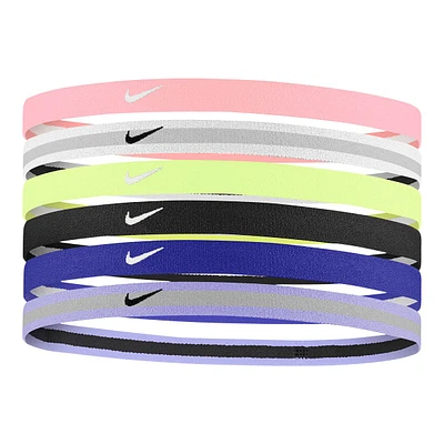 Nike Girls' Swoosh Sport Headband - 6 Pack