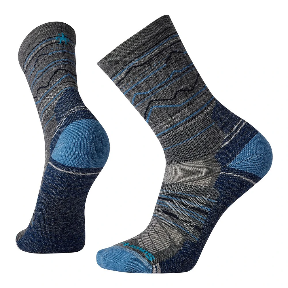 Smartwool Men's Performance Hike Light Pattern Crew Socks