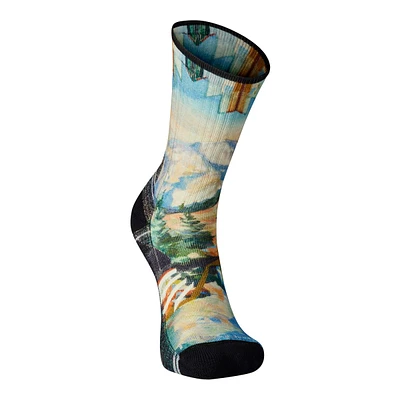 Smartwool Men's Performance Hike Light All Over Print Crew Socks