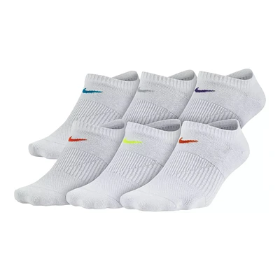 Nike Women's Everyday Athletic No-Show Socks, Lightweight, 3-Pack