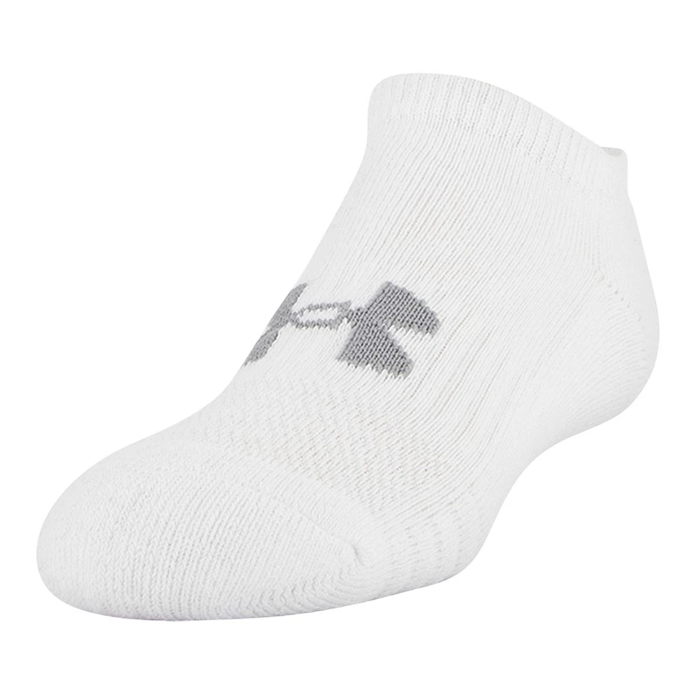 Under Armour Women's Training Cotton No-Show Socks, Medium Cushioned, 6-Pack