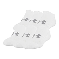 Under Armour Women's Training Cotton No-Show Socks, Medium Cushioned, 6-Pack