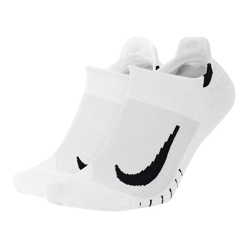 Nike Women's Run Multiplier No Show Socks 2pk