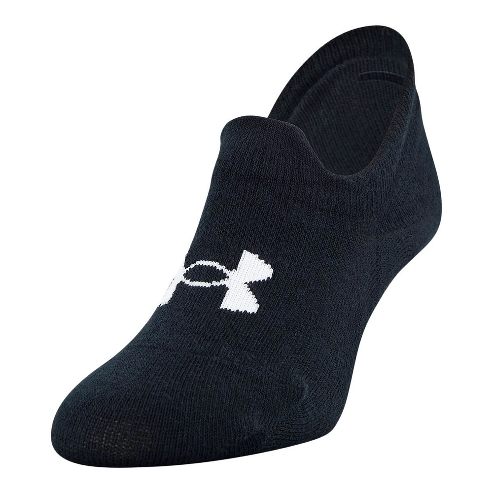 Under Armour Women's Train Ultra Low Socks, 3-Pack