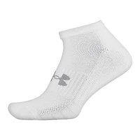 Under Armour Women's Training CottonTech No-Show Socks, Moisture-Wicking, 3-Pack