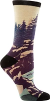 Woods Women's Sampson Everyday All Over Print Crew Socks