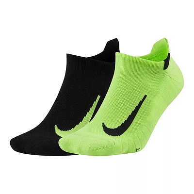 Nike Women's Run Multiplier Running No-Show Socks - 2 Pack