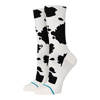 Stance Women's Cow Fuzz Crew Socks