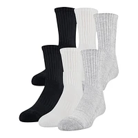 Under Armour Boys' Training Cotton Crew Socks, 6-Pack