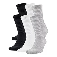 Under Armour Kids' Charged Cotton 2.0 Crew Socks - 6 Pack