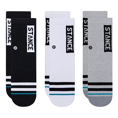 Stance Boys' Uncommon OG 3 Pack Crew Socks