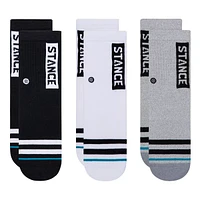 Stance Kids' Uncommon OG Crew Socks - 3 pk