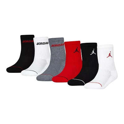 Jordan Boys' Legend Crew Socks - 6 Pack