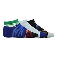 Ripzone Boys' Dino No Show Socks - 3 Pack