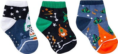 Ripzone Boys' Toddler Quarter Crew Socks - 3 Pack