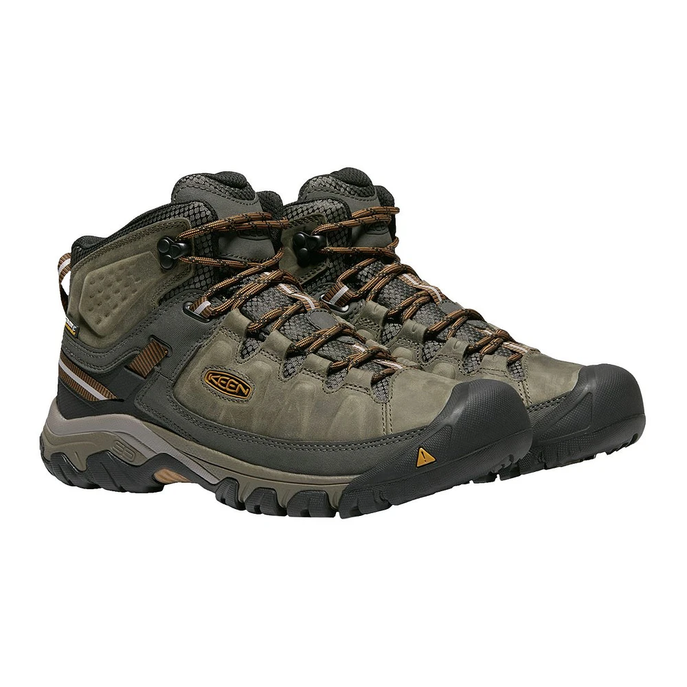 KEEN Men's Targhee III Mid Waterproof Leather Hiking Shoes