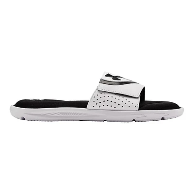 Under Armour Men's Ignite VI Slides/Sandals, Adjustable, Cushioned, Strap