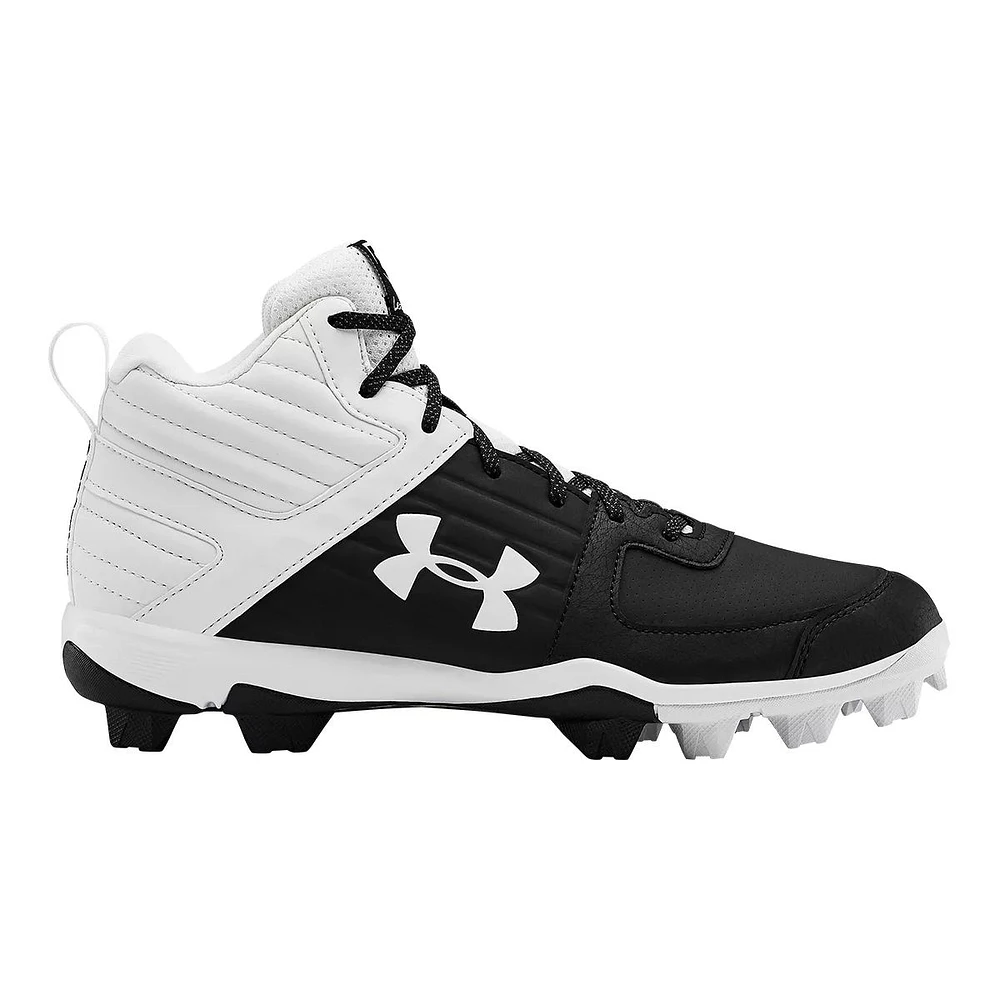 Under Armour Men's Leadoff Rubber Molded Baseball Shoes/Cleats, Mid Top, Softball