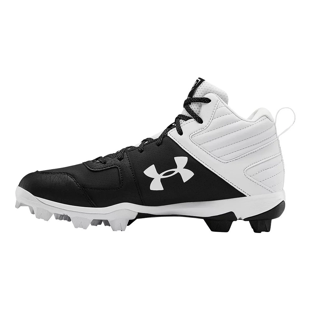 Under Armour Men's Leadoff Rubber Molded Baseball Shoes/Cleats, Mid Top, Softball