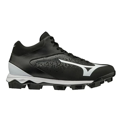 Mizuno Men's Wave Select Nine TPU Mid Top Baseball Cleats