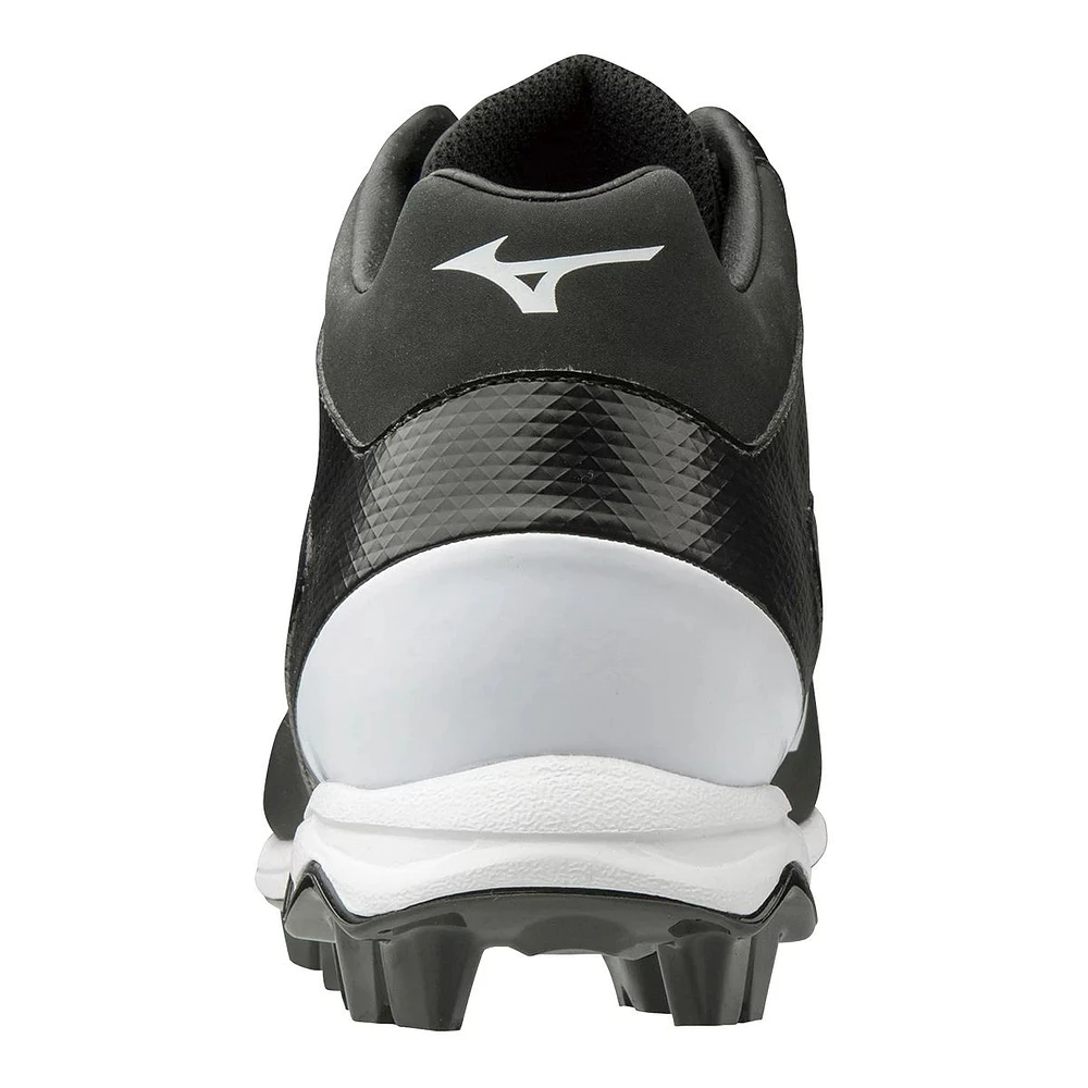 Mizuno Men's Wave Select Nine TPU Mid Top Baseball Cleats