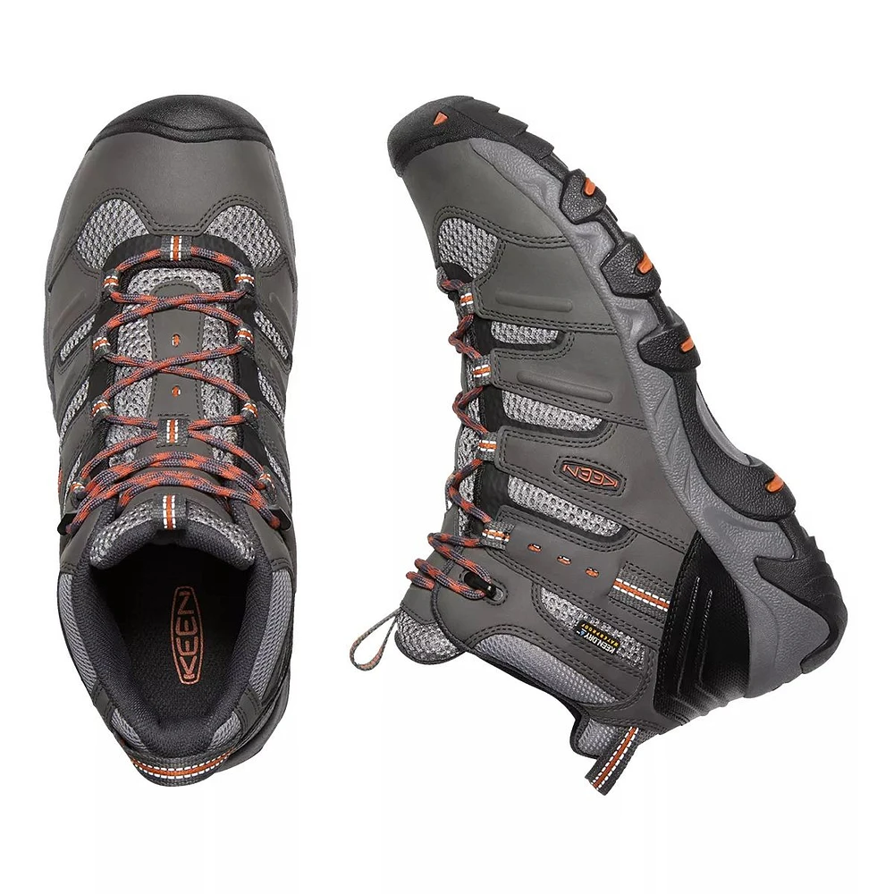 KEEN Men's Koven Waterproof Leather Hiking Boots