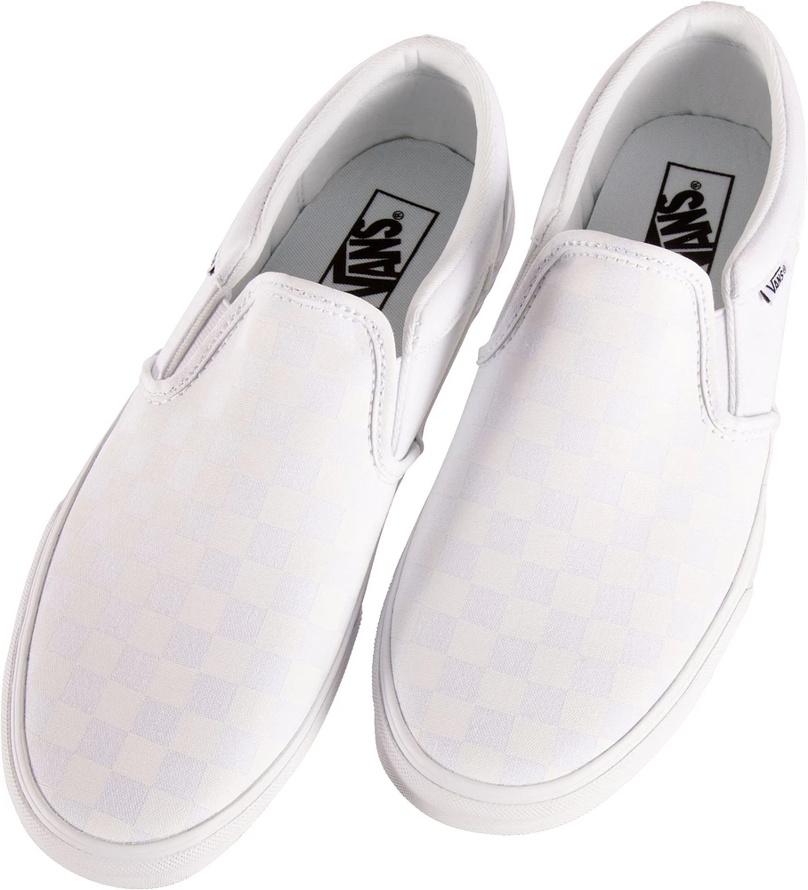 Vans Men's Asher Checkerboard Skate Shoes, Sneakers, Low Top, Slip-On