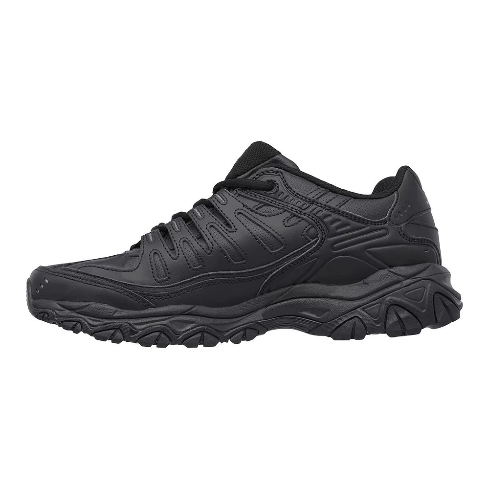 Skechers Men's Afterburn Memory Fit Wide Walking Shoes