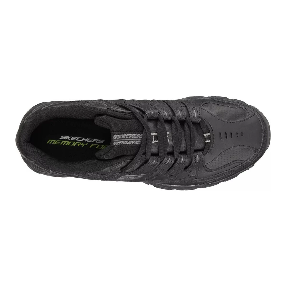 Skechers Men's Afterburn Memory Fit Wide Walking Shoes