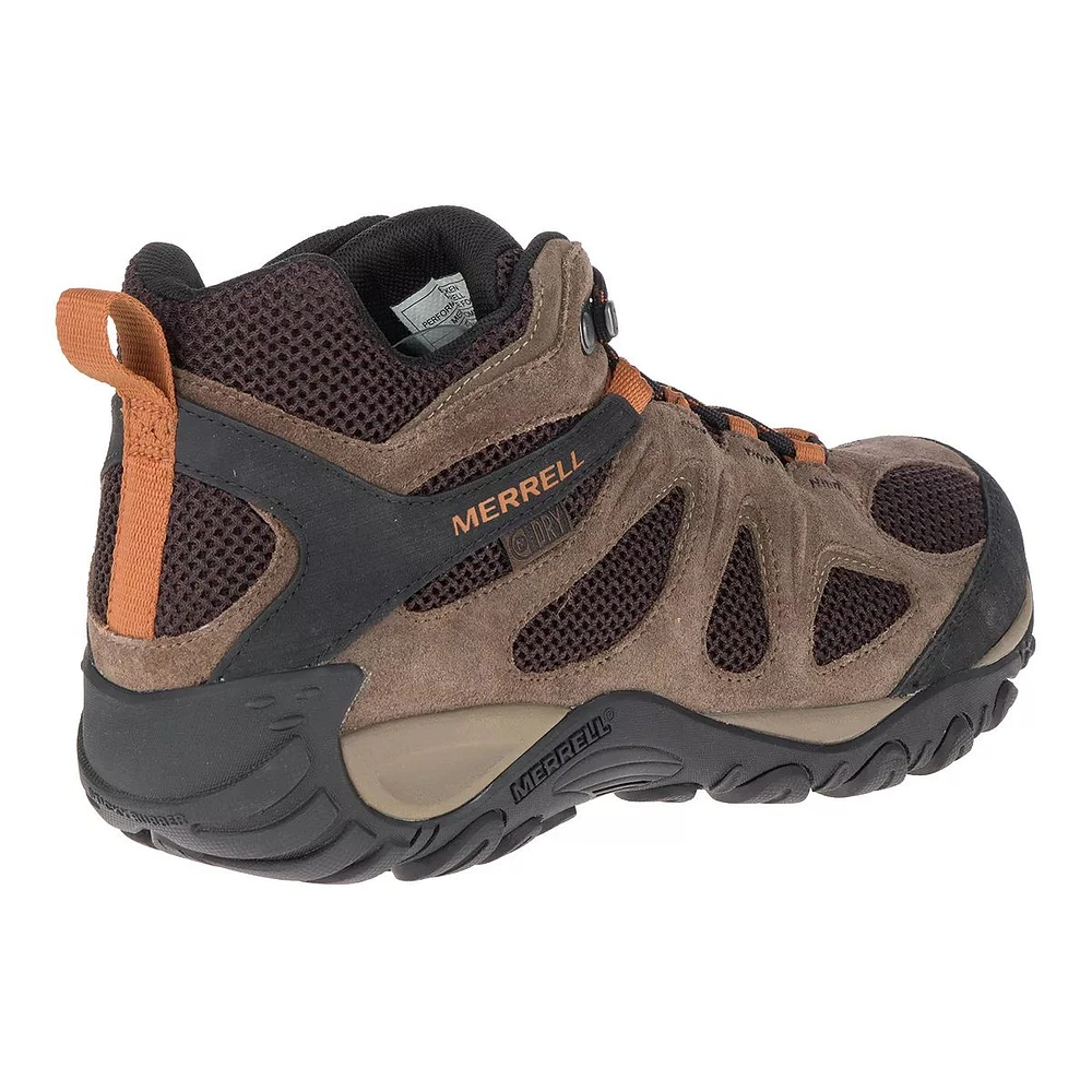 Merrell Men's Yokota 2 Mid Waterproof Suede Hiking Shoes