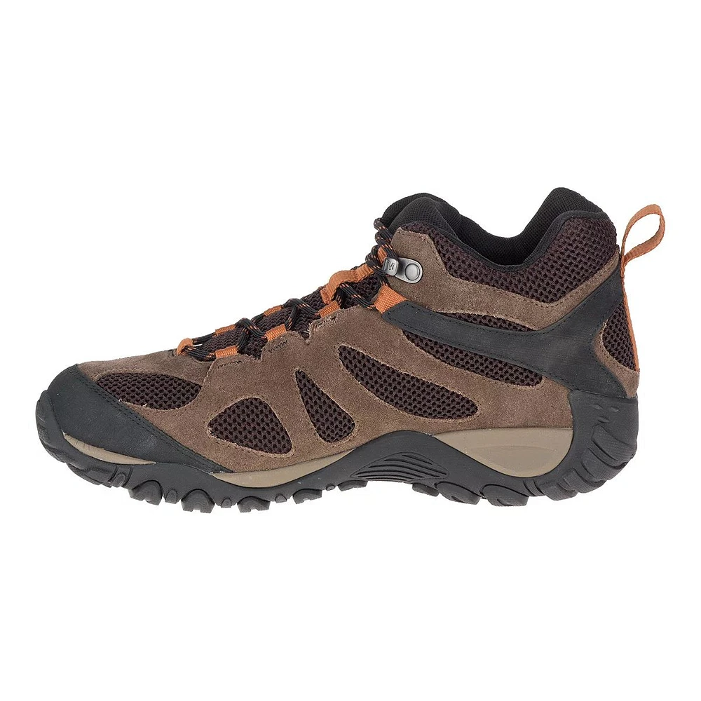 Merrell Men's Yokota 2 Mid Waterproof Suede Hiking Shoes