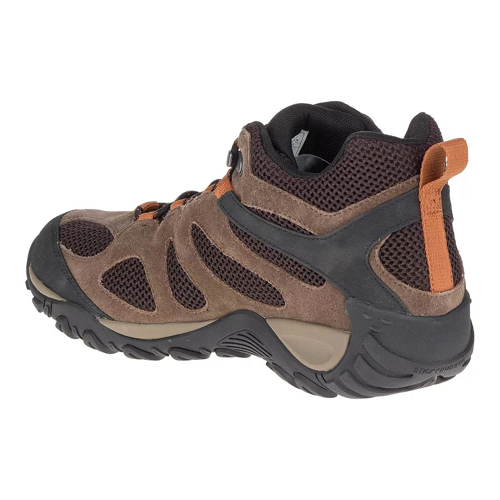 Merrell Men's Yokota 2 Mid Waterproof Suede Hiking Shoes