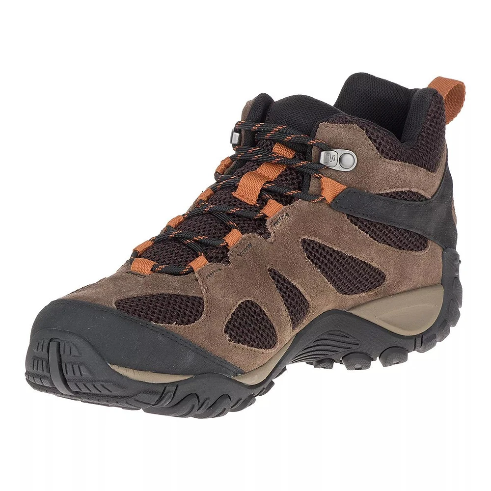 Merrell Men's Yokota 2 Mid Waterproof Suede Hiking Shoes