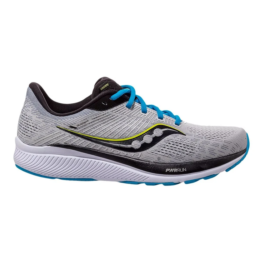 Saucony Men's PWRRUN Guide 14 Running Shoes, Breathable