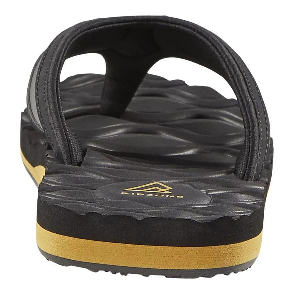 Ripzone Men's Cushy Flip Flops/Sandals, Slip Resistant